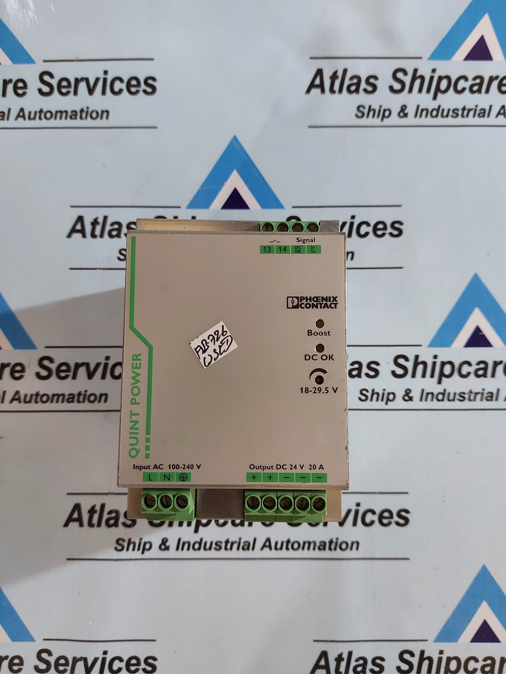 PHOENIX CONTACT QUINT-PS/1AC/24DC/20 POWER SUPPLY UNIT